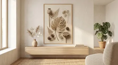 Interieurvoorbeeld: Botanische symmetrie