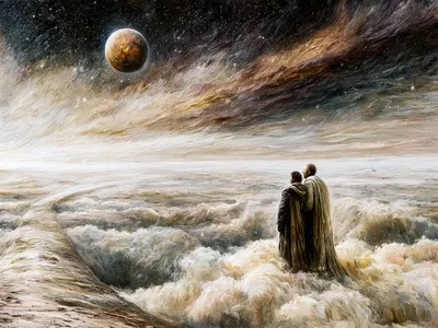 Wandkunst: Een blik in de eeuwigheid