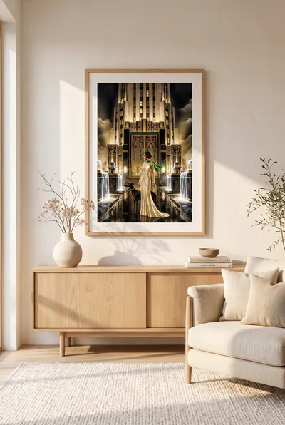 Interieurvoorbeeld: Gatsby-glamour en mysterie bij de Art Deco-fontein
