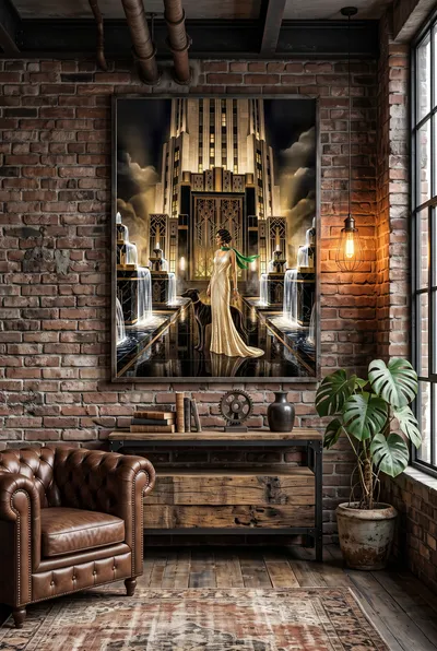 Interieurvoorbeeld: Gatsby-glamour en mysterie bij de Art Deco-fontein