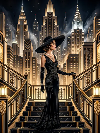 Wandkunst: Glamour in de gouden eeuw: de nacht is van haar