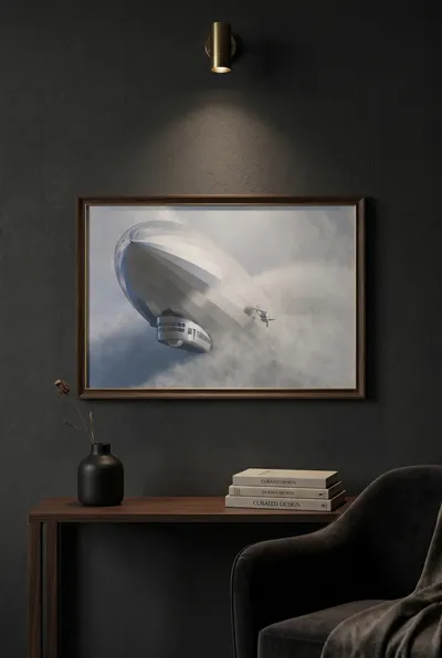 Interieurvoorbeeld: Luchtschip Zeppelin LZ 126