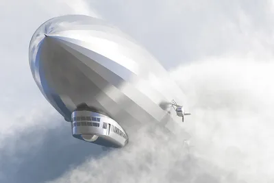 Wandkunst: Luchtschip Zeppelin LZ 126