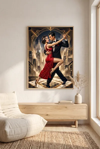 Interieurvoorbeeld: Tango in New York: Art Deco van de gouden jaren twintig