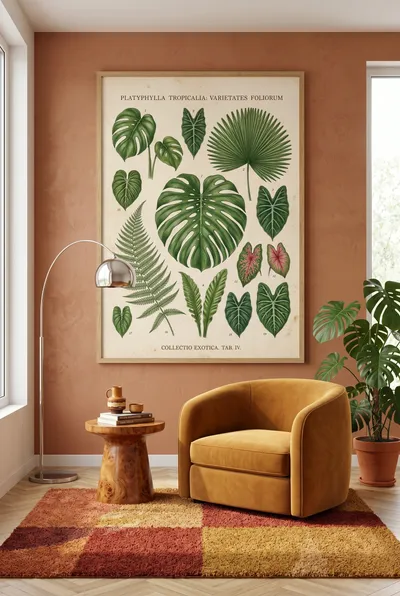 Interieurvoorbeeld: Tropisch herbarium