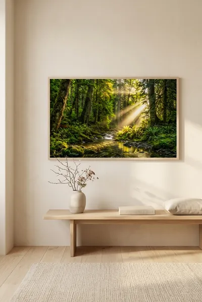 Interieurvoorbeeld: Ontwaken van het woud